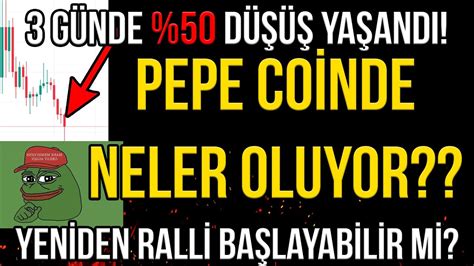 Pepe (PEPE) Sert Düşüş Öncesi Önemli Bir Noktada!