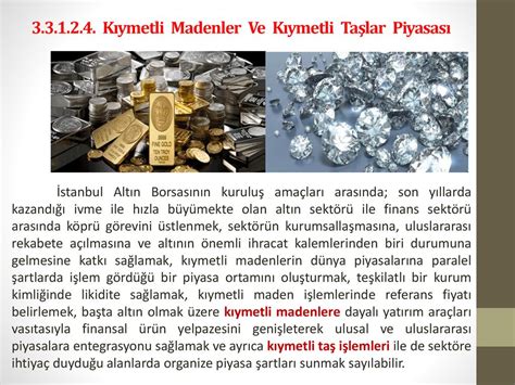 Kıymetli Madenlerin Piyasa Dinamikleri